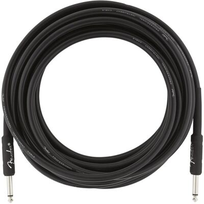 Fender Câble Professional 5,5m black (5.50 m), Câble audio Fender Câble Professional 5,5m black (5.50 m), Câble audio