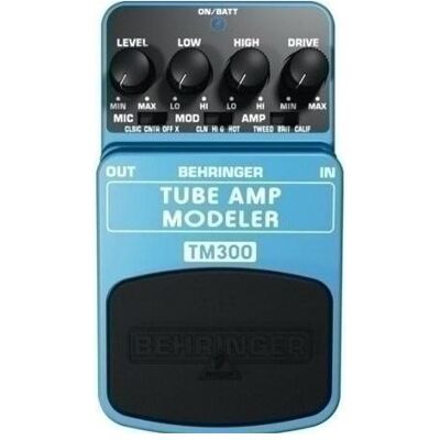 Behringer TM300 Efekt gitarowy (instrument de guitare) (Guitare), Pédale d'effet, Noir, Bleu Behringer TM300 Efekt gitarowy (instrument de guitare) (Guitare), Pédale d'effet, Noir, Bleu