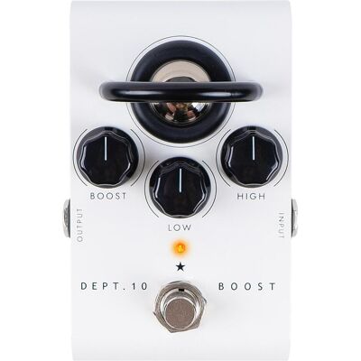 Blackstar DEPT.10 Boost Valve Boost effectpedaal met EQ (Guitare, Guitare électrique), Pédale d'effet, Blanc Blackstar DEPT.10 Boost Valve Boost effectpedaal met EQ (Guitare, Guitare électrique), Pédale d'effet, Blanc