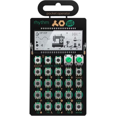 Teenage Engineering Opérateur de poche PO-12 Rythme, Synthétiseur, Noir Teenage Engineering Opérateur de poche PO-12 Rythme, Synthétiseur, Noir