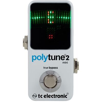 TC Electronic PolyTune 3 Mini polyfoon stemapparaat met buffer (Contrebasse, Guitare), Pédale d'effet, Blanc TC Electronic PolyTune 3 Mini polyfoon stemapparaat met buffer (Contrebasse, Guitare), Pédale d'effet, Blanc
