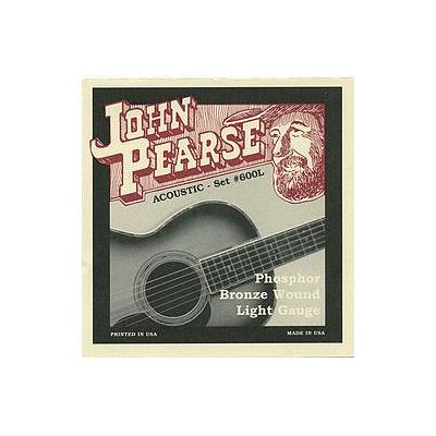John Pearse J. Pearse 600 L Ph. Bronze 012/053, Corde de guitare John Pearse J. Pearse 600 L Ph. Bronze 012/053, Corde de guitare