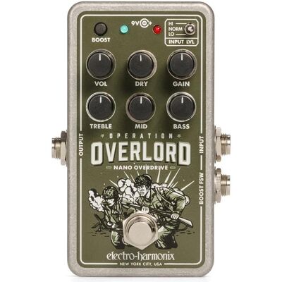 Electro-Harmonix Opération Nano Overlord (Clavier, Contrebasse, Guitare), Pédale d'effet, Noir Electro-Harmonix Opération Nano Overlord (Clavier, Contrebasse, Guitare), Pédale d'effet, Noir