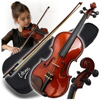 No Name V-TONE VIO 4/4 : violon acoustique d'apprentissage, couleur marron (Violon, 4/4), Instrument à cordes frottées, Marron No Name V-TONE VIO 4/4 : violon acoustique d'apprentissage, couleur marron (Violon, 4/4), Instrument à cordes frottées, Marron