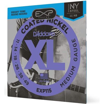 D'Addario Exp115 (6x, Guitare électrique, 0.05"), Corde de guitare D'Addario Exp115 (6x, Guitare électrique, 0.05"), Corde de guitare