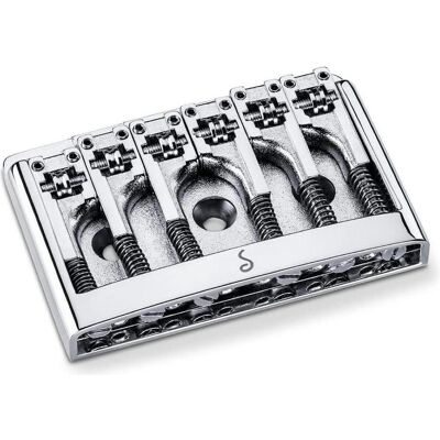 Schaller 3D-6 Bridge chrome, Guitare : accessoires, Argent Schaller 3D-6 Bridge chrome, Guitare : accessoires, Argent