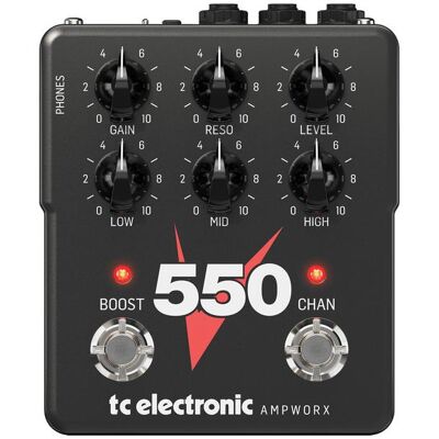 TC Electronic V550 PREAMP Przedwzmacniacz gitarowy (Guitare), Pédale d'effet, Noir TC Electronic V550 PREAMP Przedwzmacniacz gitarowy (Guitare), Pédale d'effet, Noir