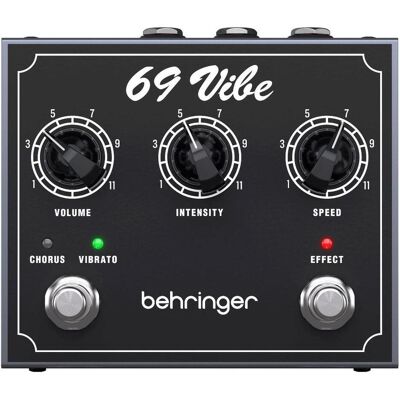 Behringer 69 VIBE – Efekt gitarowy (Guitare), Pédale d'effet, Noir Behringer 69 VIBE – Efekt gitarowy (Guitare), Pédale d'effet, Noir
