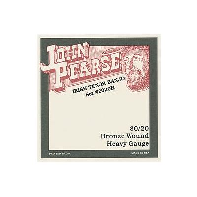 John Pearse J. Pearse 2020H Banjo irlandais lourd ténor, Corde de guitare John Pearse J. Pearse 2020H Banjo irlandais lourd ténor, Corde de guitare