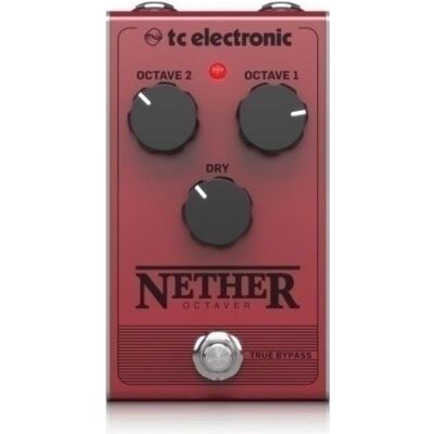 TC Electronic Nether Octaver - Effet guitare (Guitare), Pédale d'effet, Rouge TC Electronic Nether Octaver - Effet guitare (Guitare), Pédale d'effet, Rouge