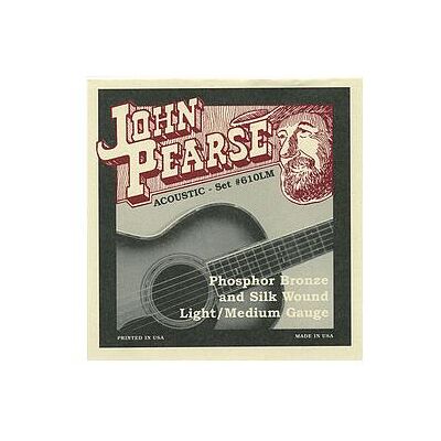 John Pearse J. Pearse 610 LM Ph. Bronze+Silk 012/053, Corde de guitare John Pearse J. Pearse 610 LM Ph. Bronze+Silk 012/053, Corde de guitare