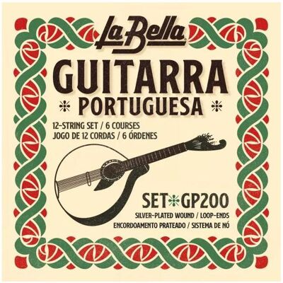 La Bella GP200 Guitarra Portuguesa (0.03"), Corde de guitare La Bella GP200 Guitarra Portuguesa (0.03"), Corde de guitare