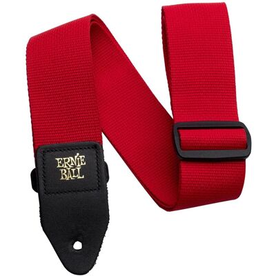 Ernie Ball Courroie de guitare électrique, Guitare : accessoires, Rouge Ernie Ball Courroie de guitare électrique, Guitare : accessoires, Rouge