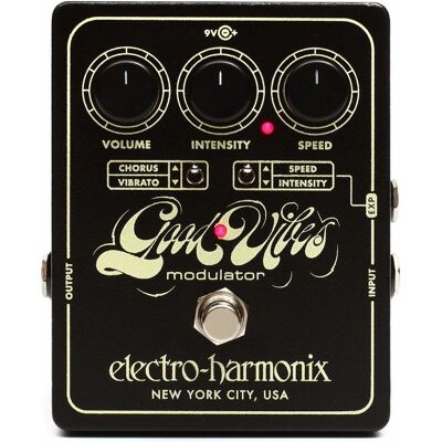 Electro-Harmonix Bonne vibration (Guitare électrique), Pédale d'effet, Noir Electro-Harmonix Bonne vibration (Guitare électrique), Pédale d'effet, Noir