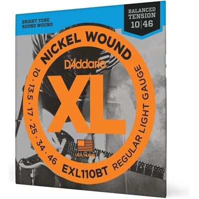 D'Addario Exl110bt (6x, Guitare électrique, 0.05"), Corde de guitare D'Addario Exl110bt (6x, Guitare électrique, 0.05"), Corde de guitare