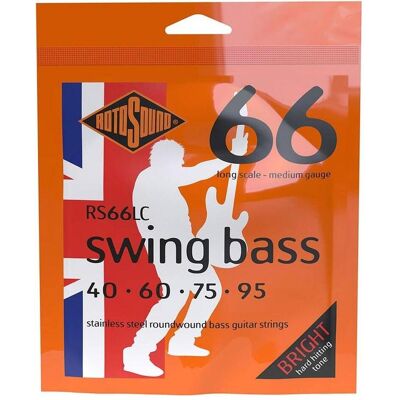 Rotosound RS66LC (4x, Basse électrique), Corde de guitare Rotosound RS66LC (4x, Basse électrique), Corde de guitare