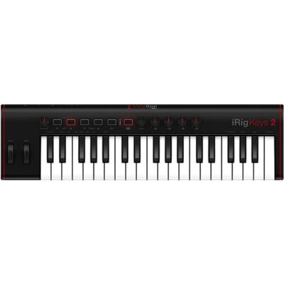 IK Multimedia iRig Keys 2 (Clavier), Contrôleur MIDI, Blanc, Noir IK Multimedia iRig Keys 2 (Clavier), Contrôleur MIDI, Blanc, Noir