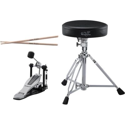 Roland DAP-3X V-Drums Accessory Package, Batterie : accessoires, Noir, Argent Roland DAP-3X V-Drums Accessory Package, Batterie : accessoires, Noir, Argent