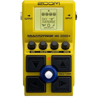 Zoom MS-200D+ (Guitare), Pédale d'effet, Jaune Zoom MS-200D+ (Guitare), Pédale d'effet, Jaune