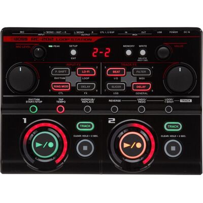 Boss (Electronics) RC-202, Synthétiseur, Noir Boss (Electronics) RC-202, Synthétiseur, Noir