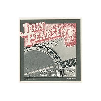 John Pearse J. Pearse 1710LM L./Med. 5-str. banjo (5x, Banjo), Corde de guitare John Pearse J. Pearse 1710LM L./Med. 5-str. banjo (5x, Banjo), Corde de guitare