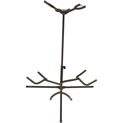 Dimavery Pied de guitare triple, noir (Guitare), Pied + support pour instrument, Noir Dimavery Pied de guitare triple, noir (Guitare), Pied + support pour instrument, Noir