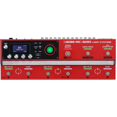Boss (Electronics) RC-600 (Guitare), Pédale d'effet, Rouge Boss (Electronics) RC-600 (Guitare), Pédale d'effet, Rouge