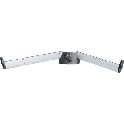 K&M Jeu de bras de support B 18866 (Clavier), Pied + support pour instrument, Argent K&M Jeu de bras de support B 18866 (Clavier), Pied + support pour instrument, Argent