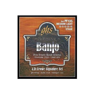 GHS PF135 Ensemble signature JD Crowe (Banjo), Corde de guitare GHS PF135 Ensemble signature JD Crowe (Banjo), Corde de guitare