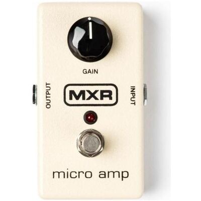 Mxr M133 Micro Amp booster-pedal (Guitare), Pédale d'effet, Blanc Mxr M133 Micro Amp booster-pedal (Guitare), Pédale d'effet, Blanc