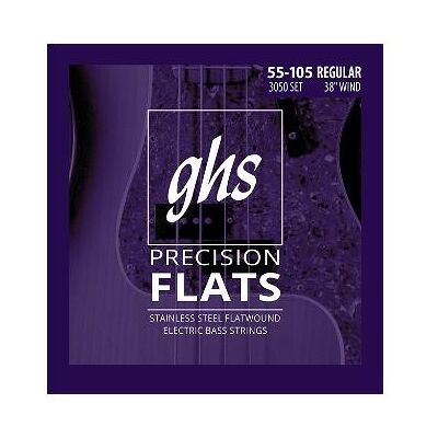 GHS Bass M 3050 Prec. Flat 045/105 (Guitare, 0.07"), Corde de guitare GHS Bass M 3050 Prec. Flat 045/105 (Guitare, 0.07"), Corde de guitare