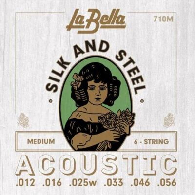 La Bella 710M Silk & Steel Med. 012/056 (6x, Guitare, 0.06"), Corde de guitare La Bella 710M Silk & Steel Med. 012/056 (6x, Guitare, 0.06"), Corde de guitare