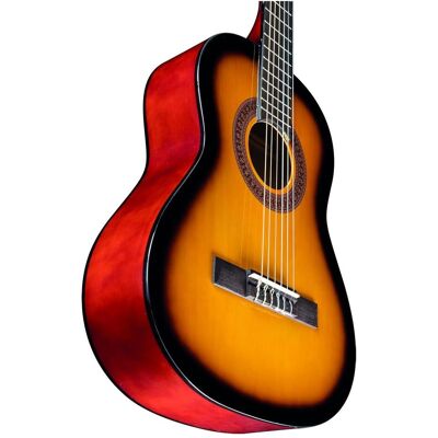 EKO CS-5 Guitare classique 3/4 (Guitare classique, Acajou, Bois d'acajou, Bois d'acajou, bois d'agathis, bois de Campestri, Bois de tilleul), Guitare, Marron EKO CS-5 Guitare classique 3/4 (Guitare classique, Acajou, Bois d'acajou, Bois d'acajou, bois d'agathis, bois de Campestri, Bois de tilleul), Guitare, Marron