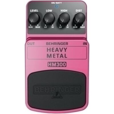 Behringer HM300 (Guitare), Pédale d'effet, Pink, Rouge Behringer HM300 (Guitare), Pédale d'effet, Pink, Rouge