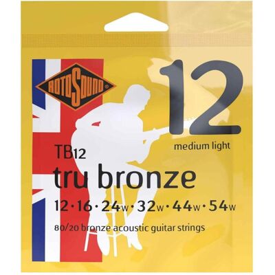 Rotosound TB12 (6x, Guitare, 0.02"), Corde de guitare Rotosound TB12 (6x, Guitare, 0.02"), Corde de guitare