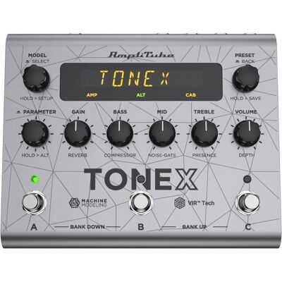 IK Multimedia Pédale Tonex Bass Edition (Contrebasse, Guitare), Pédale d'effet, Gris IK Multimedia Pédale Tonex Bass Edition (Contrebasse, Guitare), Pédale d'effet, Gris