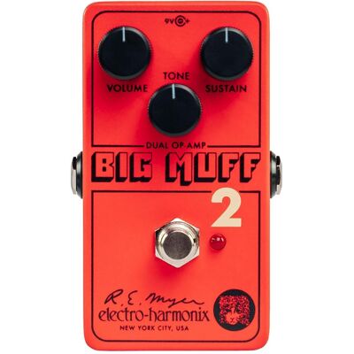 Electro-Harmonix Big Muff 2 (Guitare), Pédale d'effet, Rouge Electro-Harmonix Big Muff 2 (Guitare), Pédale d'effet, Rouge