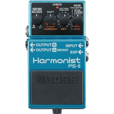 Boss (Electronics) PS-6 (Guitare), Pédale d'effet, Noir, Bleu Boss (Electronics) PS-6 (Guitare), Pédale d'effet, Noir, Bleu