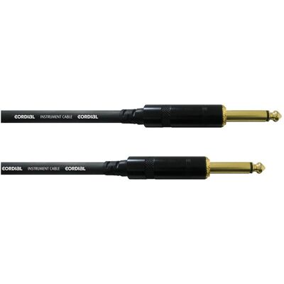 Cordial CCI 3 PP Câble Instrument - 3m - Noir - Droit Cordial CCI 3 PP Câble Instrument - 3m - Noir - Droit