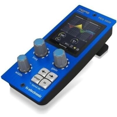 TC Electronic PEQ 3000-DT (Contrebasse, Guitare), Pédale d'effet, Bleu TC Electronic PEQ 3000-DT (Contrebasse, Guitare), Pédale d'effet, Bleu
