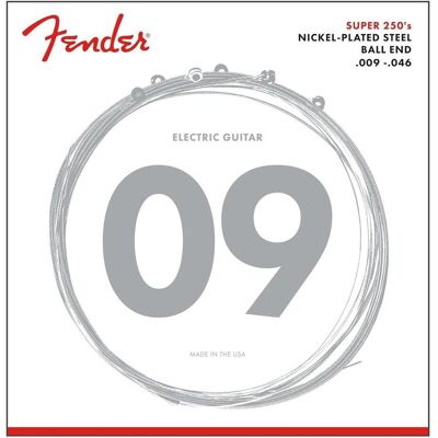Fender Super 250's LR 009/046 (Guitare électrique, 0.05"), Corde de guitare Fender Super 250's LR 009/046 (Guitare électrique, 0.05"), Corde de guitare