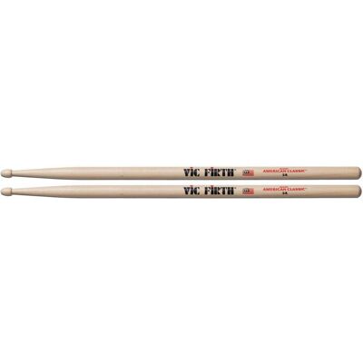 Vic Firth Classique américain 5A (Batterie), Baguettes de batterie + maillets, Beige Vic Firth Classique américain 5A (Batterie), Baguettes de batterie + maillets, Beige