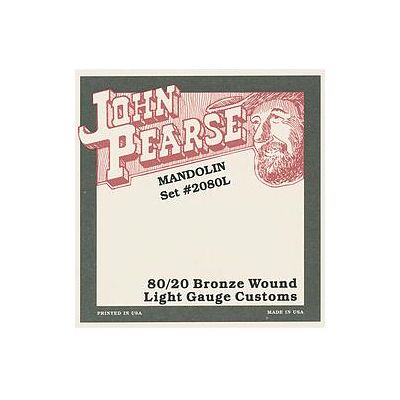 John Pearse 2080L Light Mandolin Loop End (Mandoline), Corde de guitare John Pearse 2080L Light Mandolin Loop End (Mandoline), Corde de guitare