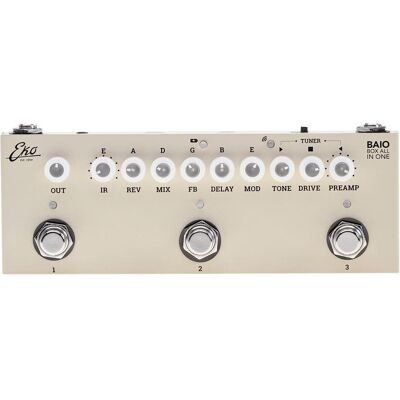 EKO BAIO mini pédale multi-effet (Guitare), Pédale d'effet, Noir EKO BAIO mini pédale multi-effet (Guitare), Pédale d'effet, Noir