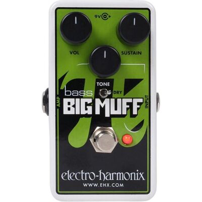 Electro-Harmonix Nano Bass BigMuff PI (Guitare électrique), Pédale d'effet, Vert Electro-Harmonix Nano Bass BigMuff PI (Guitare électrique), Pédale d'effet, Vert