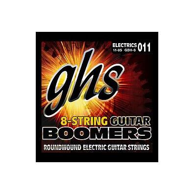 GHS GB-H-8 Boomers 8-Str. 011/085, Corde de guitare GHS GB-H-8 Boomers 8-Str. 011/085, Corde de guitare