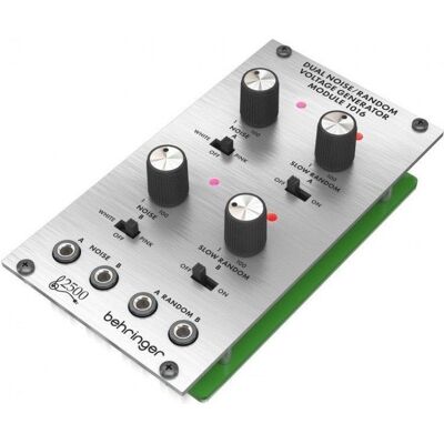 Behringer 1016 DUAL NOISE/RANDOM VOLTAGE Moduł syntezatora modularnego serii 2500, Synthétiseur, Gris Behringer 1016 DUAL NOISE/RANDOM VOLTAGE Moduł syntezatora modularnego serii 2500, Synthétiseur, Gris