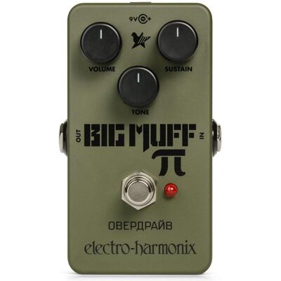 Electro-Harmonix Green Russian Big Muff Pi (Guitare électrique), Pédale d'effet, Vert Electro-Harmonix Green Russian Big Muff Pi (Guitare électrique), Pédale d'effet, Vert
