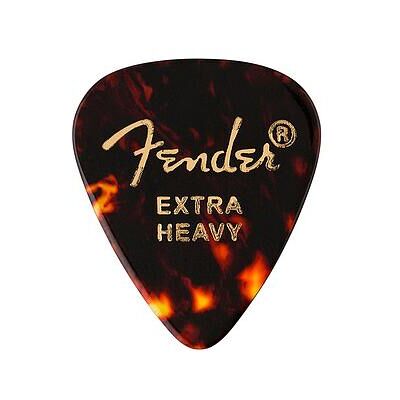 Fender 351 Médiators, XHeavy, Tortoise 12, Médiator, Marron Fender 351 Médiators, XHeavy, Tortoise 12, Médiator, Marron