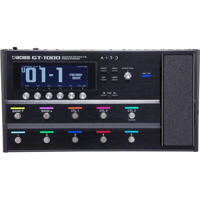 Boss (Electronics) GT-1000 (Contrebasse, Guitare), Pédale d'effet, Noir Boss (Electronics) GT-1000 (Contrebasse, Guitare), Pédale d'effet, Noir